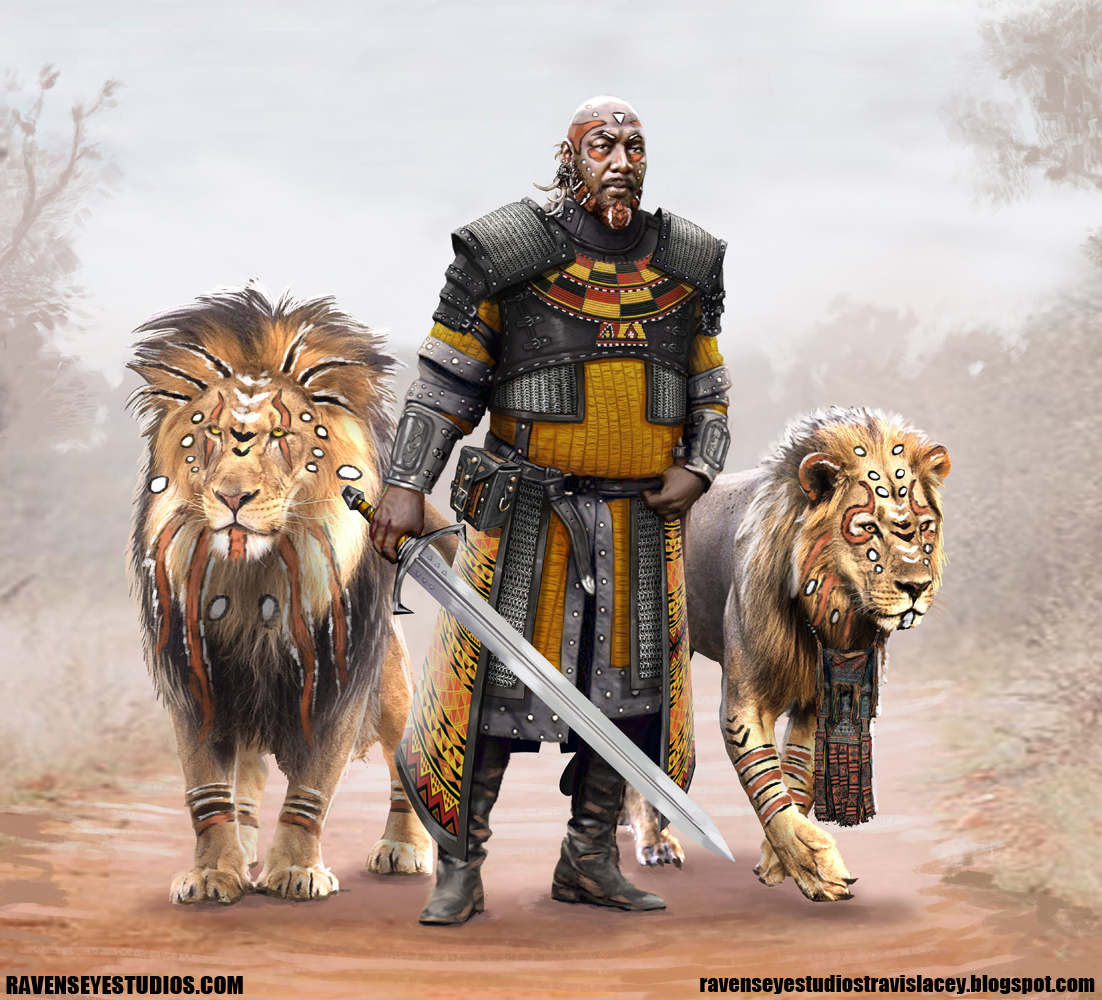 African Fantasy Warrior – TRAVIS LACEY